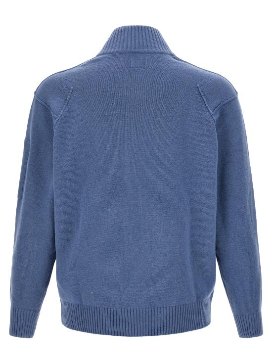 26FW 씨피 컴퍼니 집업 니트 21CMKN708A110149A871 Light Blue - C.P. COMPANY