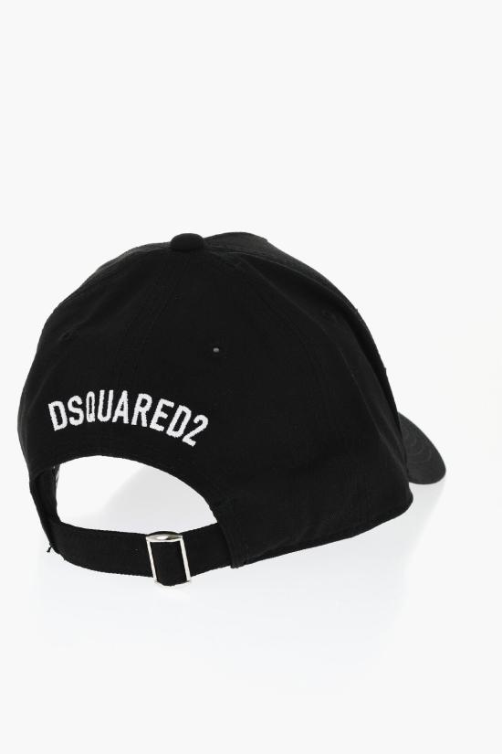  [키즈] 디스퀘어드2 모자 DQ0901 D00YT DQ900 Black - DSQUARED2