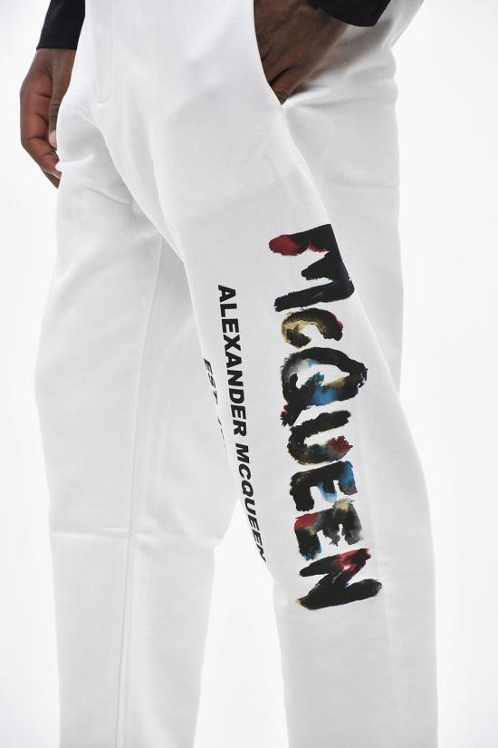  알렉산더 맥퀸 스트레이트 팬츠 730899 QUZ36 0900 27 White - ALEXANDER MCQUEEN