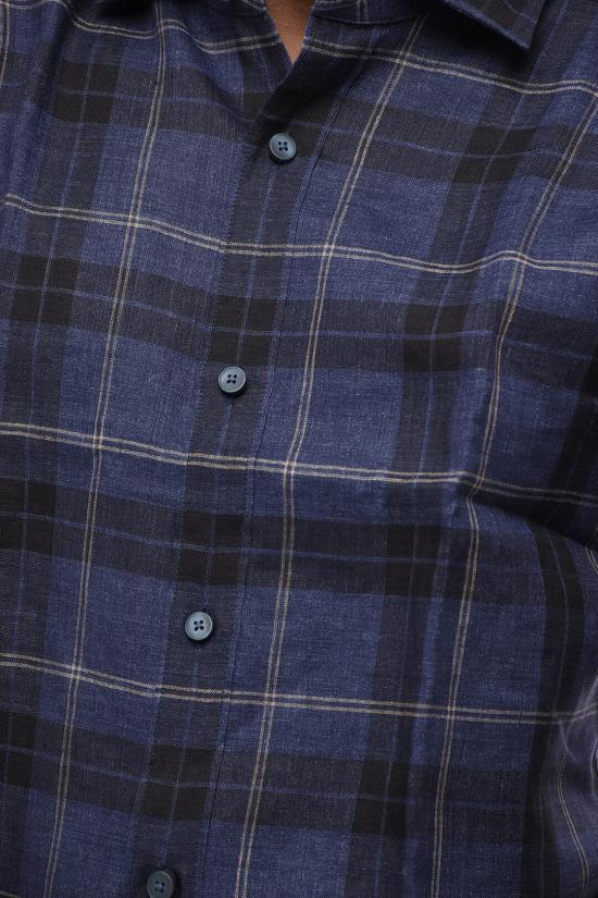  에르메네질도제냐 긴팔 셔츠 705170 ZCSF8 000 21 Blue - ERMENEGILDO ZEGNA