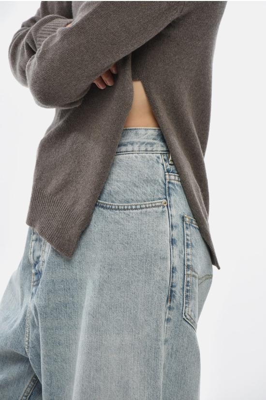  릭 오웬스 스웨터 RR02B2676 WSBR DUST 26 Gray - RICK OWENS