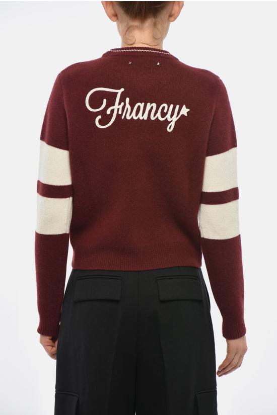  골든구스 스웨터 GWP00836 P000842 40366 26 Burgundy - GOLDEN GOOSE