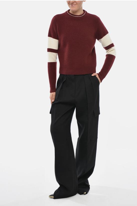  골든구스 스웨터 GWP00836 P000842 40366 26 Burgundy - GOLDEN GOOSE