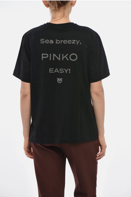  핑코 반팔 티셔츠 105526A2RMZ99 Black - PINKO