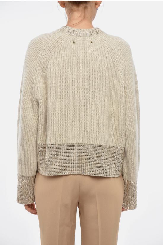  골든구스 스웨터 GWP01961 P001707 15609 30 Beige - GOLDEN GOOSE