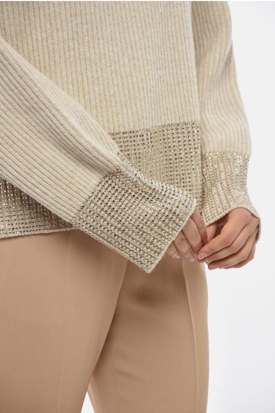  골든구스 스웨터 GWP01961 P001707 15609 30 Beige - GOLDEN GOOSE