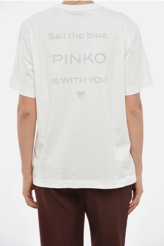  핑코 반팔 티셔츠 105526A2S1Z05 White - PINKO