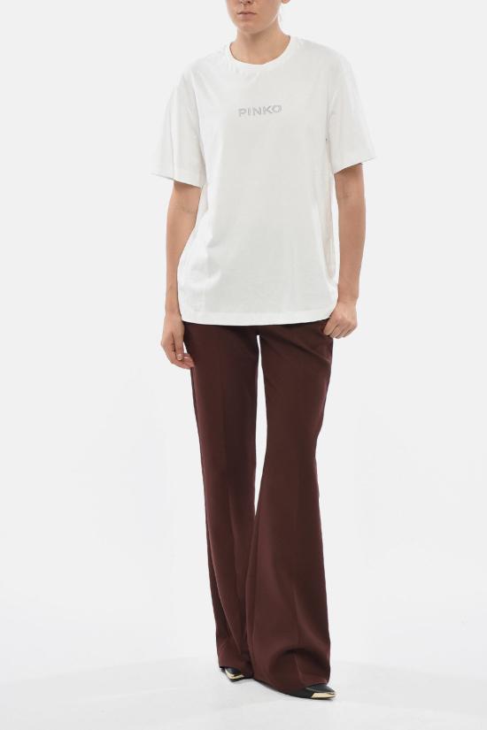  핑코 반팔 티셔츠 105526A2S1Z05 White - PINKO