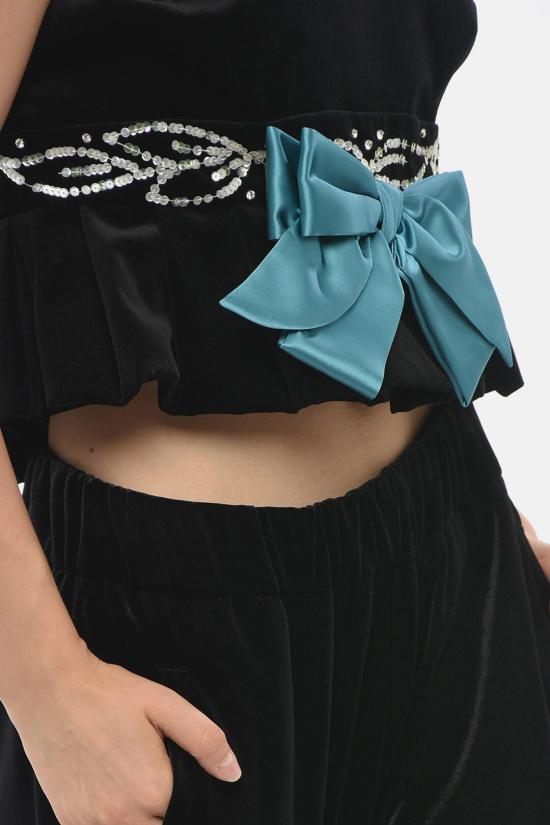  발렌티노 가라바니 탑 7B3AEAW0 905 M12 Black - VALENTINO GARAVANI