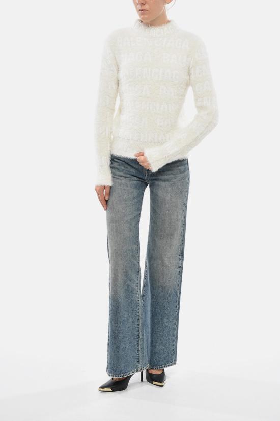  발렌시아가 스웨터 769027 T6230 9002 30 White - BALENCIAGA