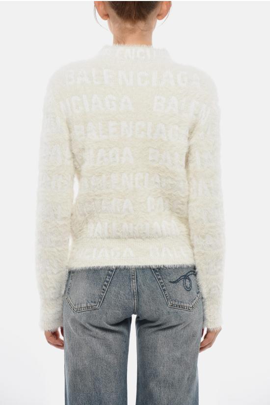  발렌시아가 스웨터 769027 T6230 9002 30 White - BALENCIAGA