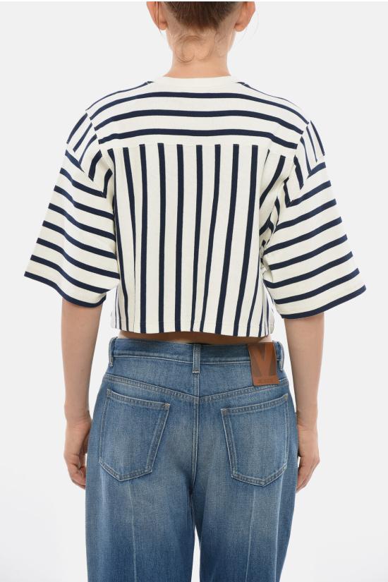  발망 반팔 티셔츠 EF1EE080BC95 GOU Blue - BALMAIN