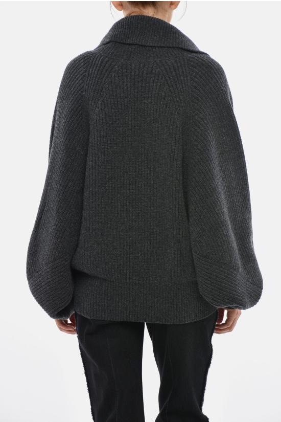  발망 스웨터 FF0KJ050KJ22 9DH Gray - BALMAIN