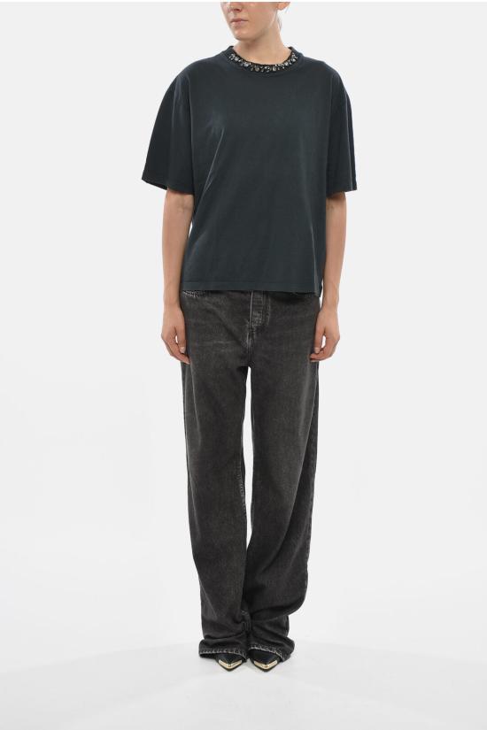  골든구스 반팔 티셔츠 GWP01874P00189790456 Black - GOLDEN GOOSE