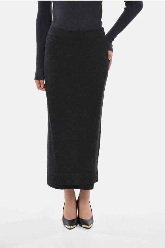  발렌시아가 롱 스커트 809353 T1708 1240 30 Anthracite