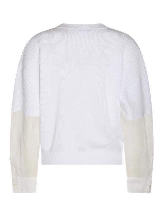  브루넬로 쿠치넬리 스웨터 i261790 WHITE - BRUNELLO CUCINELLI