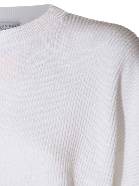  브루넬로 쿠치넬리 스웨터 i261790 WHITE - BRUNELLO CUCINELLI