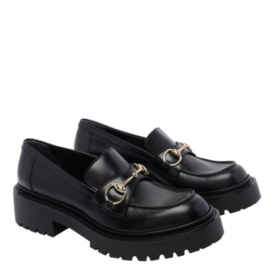 26FW 구찌 홀스빗 러그 솔 로퍼 A0067V AAGKV1000 BLACK - GUCCI