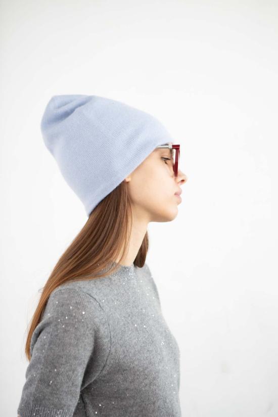  퓨어 캐시미어 엔와이씨 모자 퓨어캐시미어 NYC 캐시미어 비니 베이비 블루 - PURECASHMERE NYC