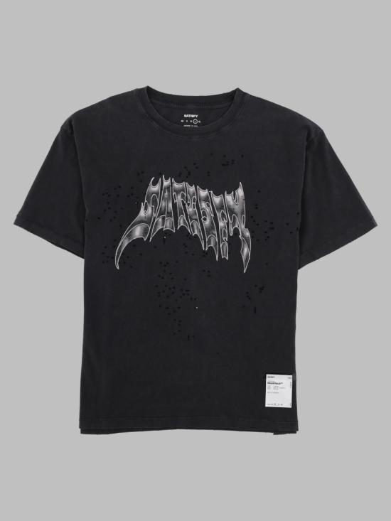 26FW 새티스파이 모스테크 티셔츠 11006 00A38 00A38 BLACK