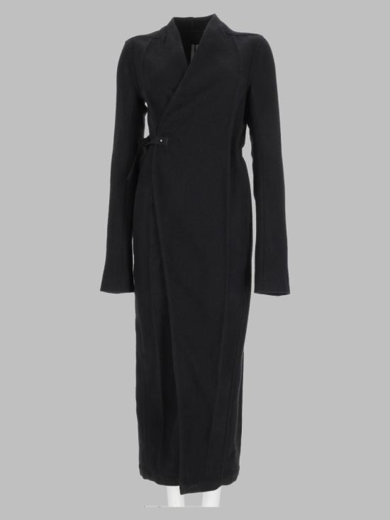26FW 릭 오웬스 트렌치 코트 RO02F5954 WBD09 BLACK