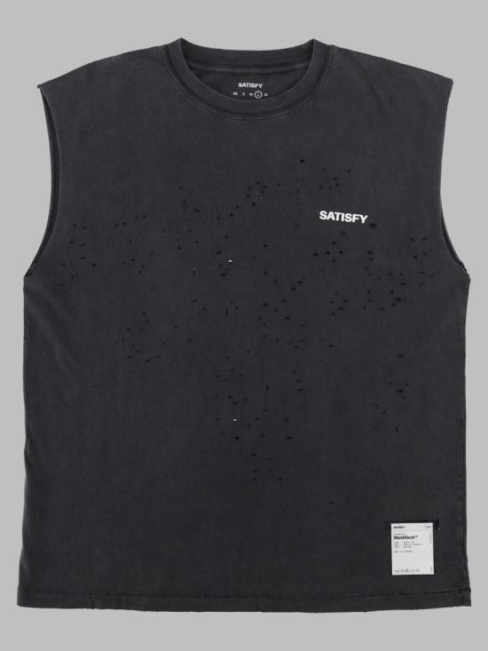 26FW 새티스파이 모스테크 머슬 티셔츠 11005 00A02 00A02 BLACK