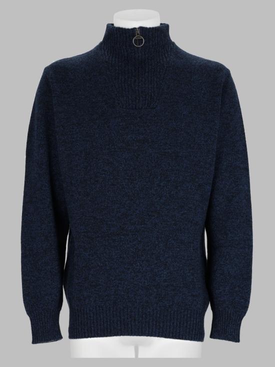 26FW 바버 집업 니트 MKN0339 MKNNY35 BLUE