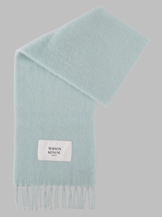 26FW 메종키츠네 베이비 알파카 스카프 LM06206WA0022 0555 GREEN - MAISON KITSUNE