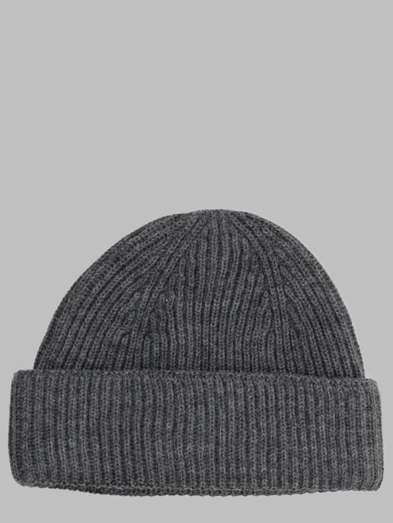 26FW 메종키츠네 폭스 헤드 라지 비니 PM06112KT1022 H170 GREY - MAISON KITSUNE