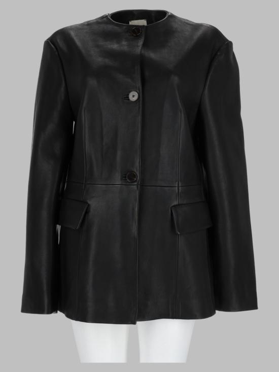 26FW 알리지 가죽 자켓 266906 A6231NE BLACK