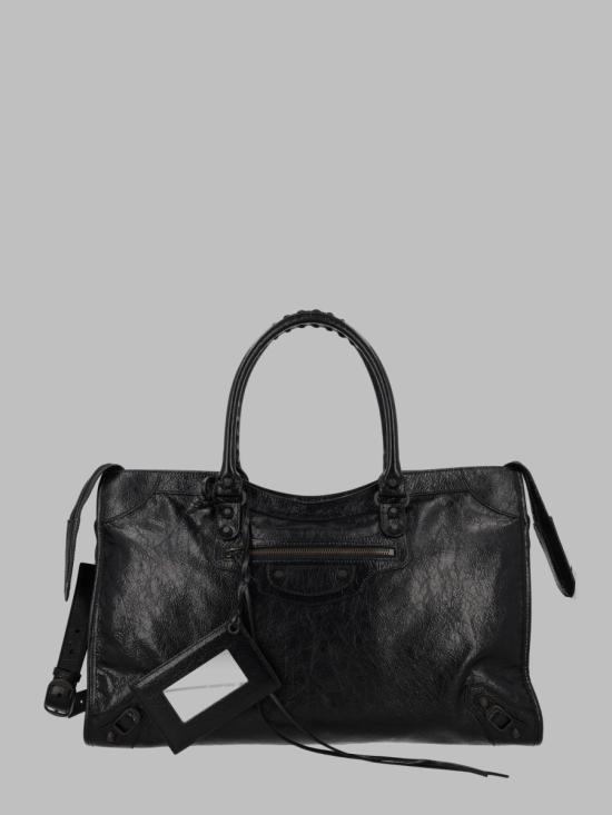 26FW 발렌시아가 르 시티 백 라지 865765 2ACFH1000 BLACK