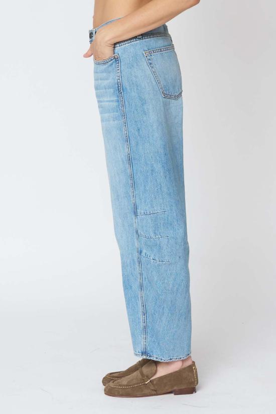  노엔드 데님 데님 팬츠 아바 플러터 슬링핏 진 도버 워시 - NOEND DENIM