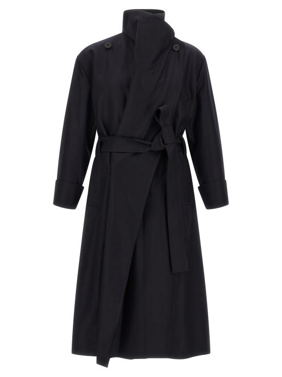 26FW 이세이 미야케 트렌치 코트 IM68JA21315 Black