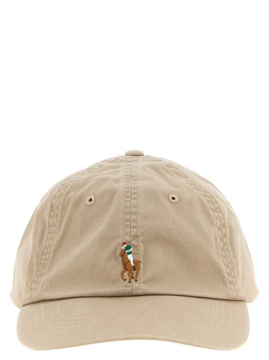 26FW 폴로 랄프로렌 포니로고 자수 캡 211954881003 Beige