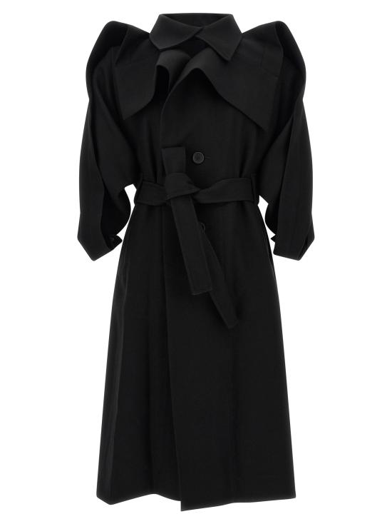 26FW 이세이 미야케 트렌치 코트 IM68FA05215 Black