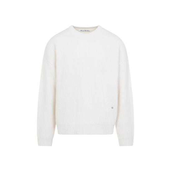 26FW 아크네 스튜디오 스웨터 B60422 AEG OFF WHITE