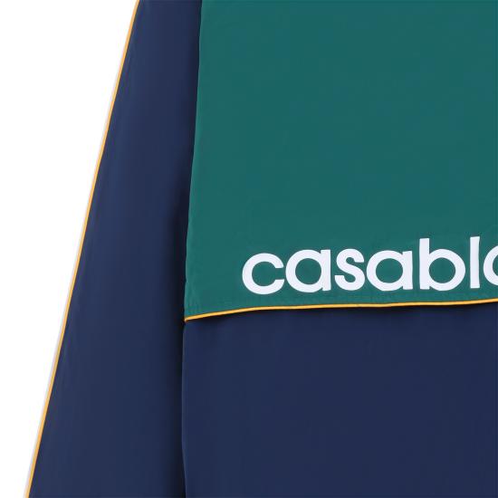 26FW 카사블랑카 자켓 MPF26JK51201 NAVY GREEN WHITE YELLOW - CASABLANCA