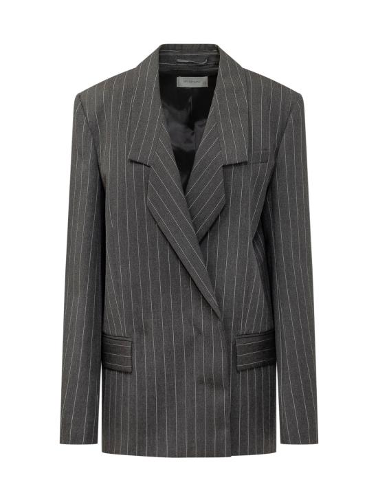 26FW 스포트막스 수트 자켓 2622046043600 002 GRIGIO MELANGE