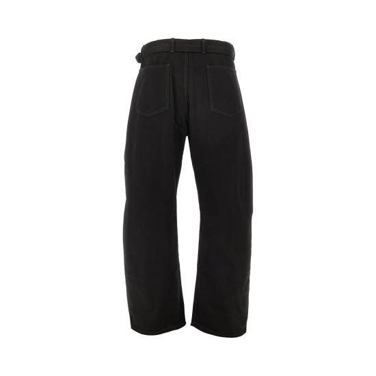 26FW 르메르 트위스트 벨티드 팬츠 PA326LD1055 Black - LEMAIRE
