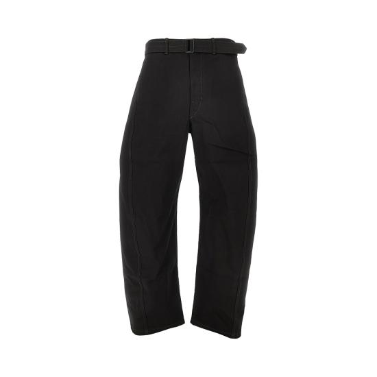 26FW 르메르 트위스트 벨티드 팬츠 PA326LD1055 Black