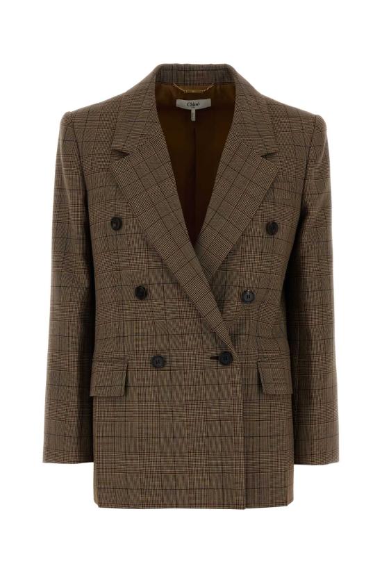 26FW 끌로에 자켓 CH26AVE78164 93C BROWN BEIGE1
