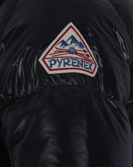 26FW 피레넥스 골딘 숏 샤이니 다운 자켓 HWY038 0009 BLACK DOM - PYRENEX