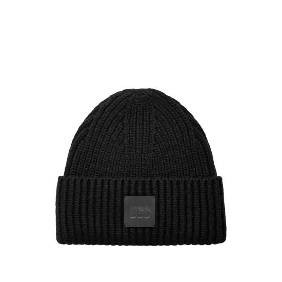 26FW 어그 비니 103603 CHUNKY RIB BLK BLACK