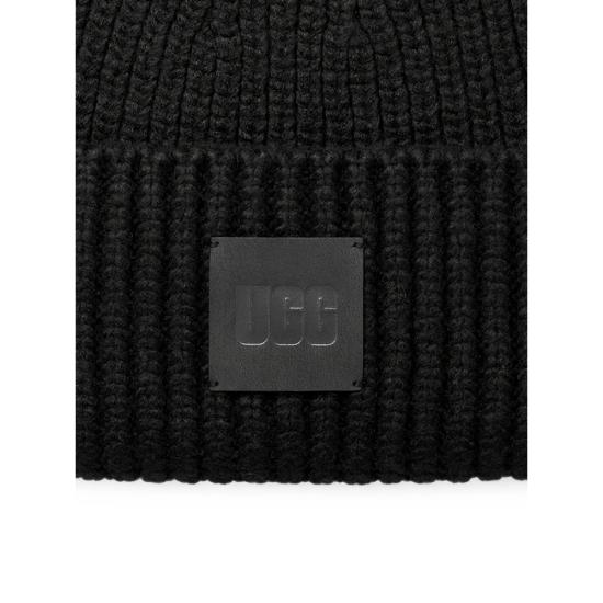 26FW 어그 비니 103603 CHUNKY RIB BLK BLACK - UGG