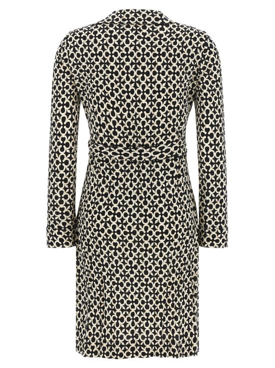 26FW 다이앤 본 퍼스텐버그 미디 원피스 D885BQFLBKSIJYQFLBK Black - DIANE VON FURSTENBERG