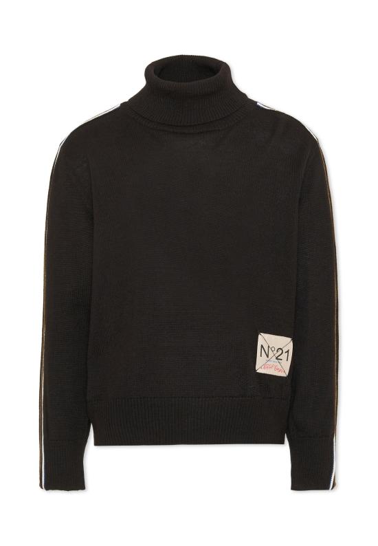 25FW [키즈] 누메로벤투노 니트/스웻셔츠 N2108I N0122 0N900 BLACK