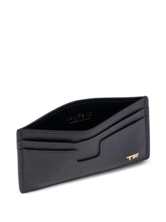 26FW 톰포드 스몰 그레인 레더 클래식 카드 홀더 YM232LCL081GNAA BLACK - TOMFORD