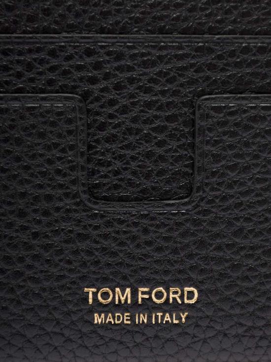 26FW 톰포드 그레인 레더 클래식 카드 홀더 Y0232LCL158GNAA BLACK - TOMFORD