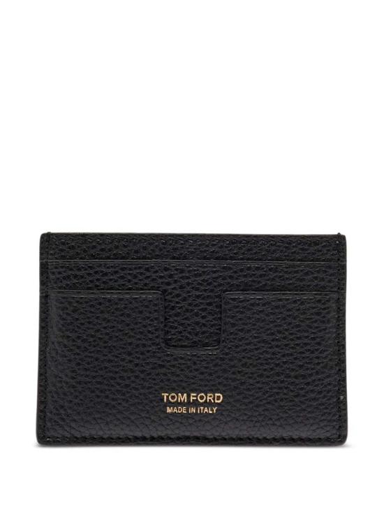 26FW 톰포드 그레인 레더 클래식 카드 홀더 Y0232LCL158GNAA BLACK