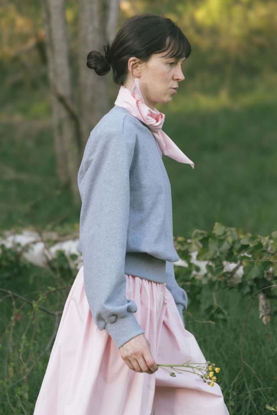  Paulette 스웨터 폴렛 마들렌 탑 헤더 그레이 - OTHER BRANDS